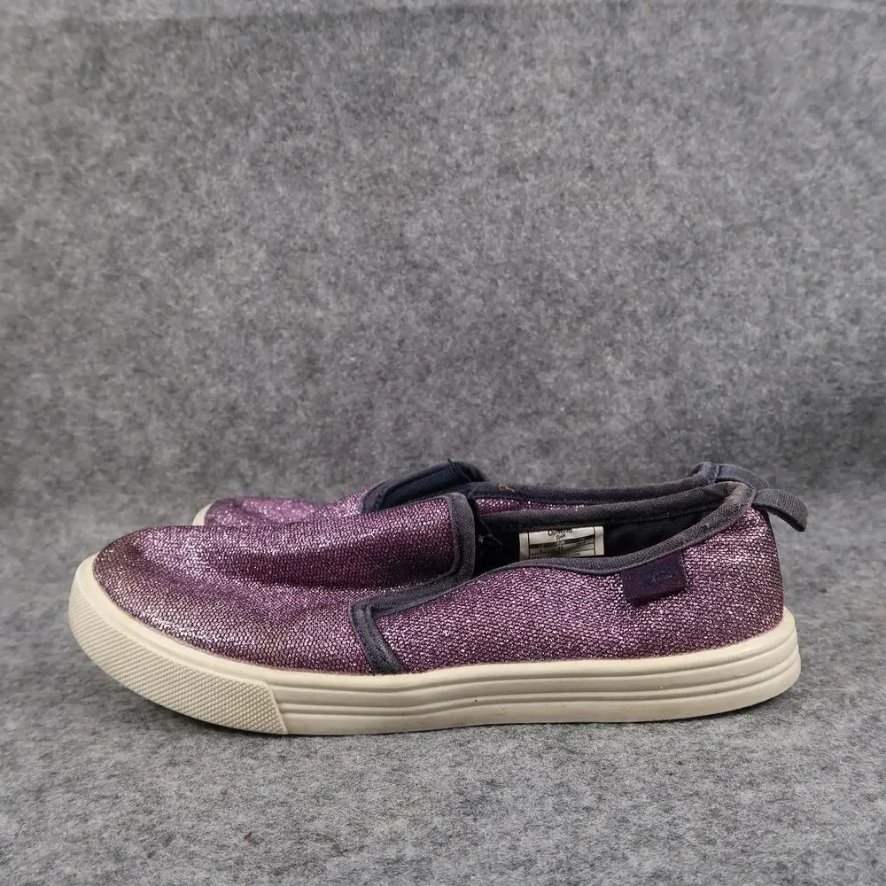 Oshkosh B'Gosh Shoes Kids 2 Casual Sneakers Slip On Purple Glitter Trainer Girls